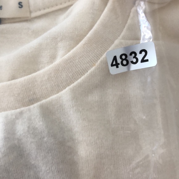 Marine Layer Pride Giving Tank Sleeveless Graphic Print Muscle Tee Cream NWT S - Picture 7 of 7